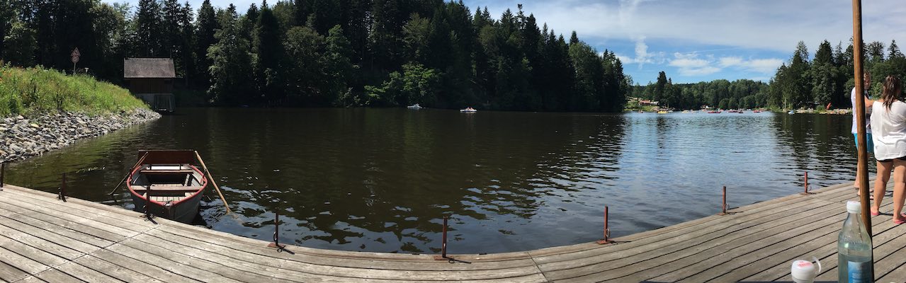 Bootsteg am See